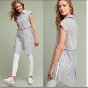 Anthropologie Postmark Londra Tunic top Layered